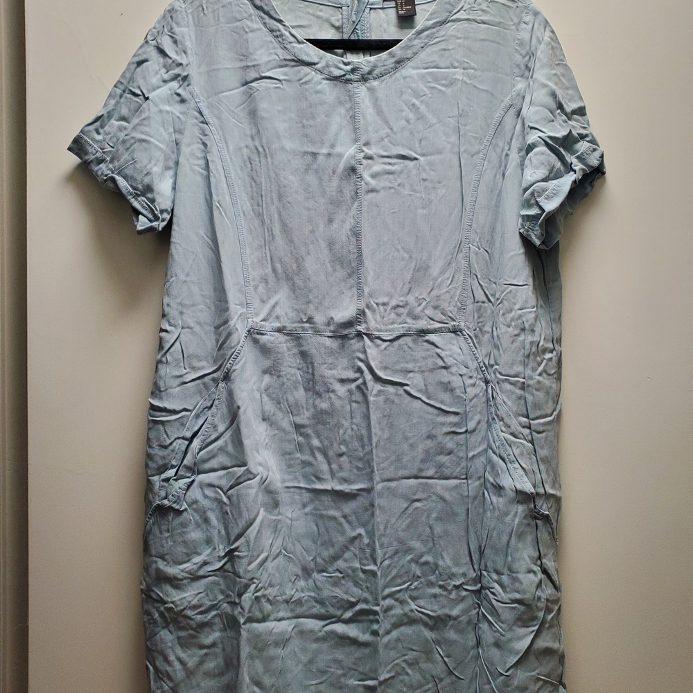 H&M Sky Blue Casual Dress